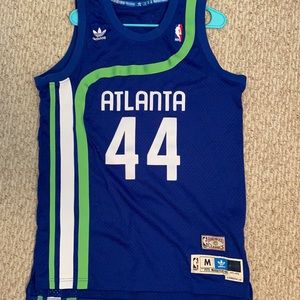 Vintage Atlanta Hawks “Pistol Pete” adidas jersey